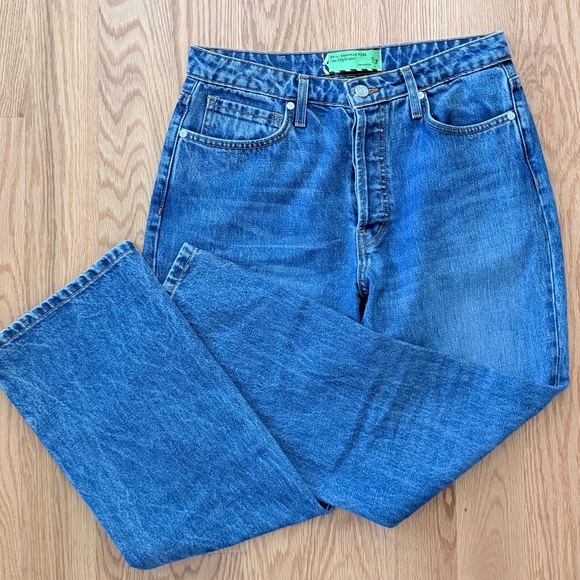 Sandrine Rose x Free People NWOT High-Rise Button-Fly Jeans - Picture 6 of 14